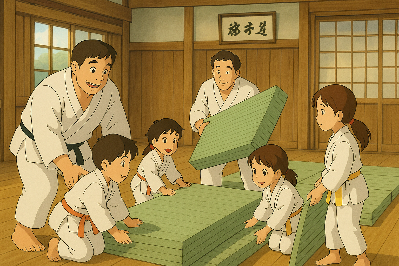 Remise en place des Tatami